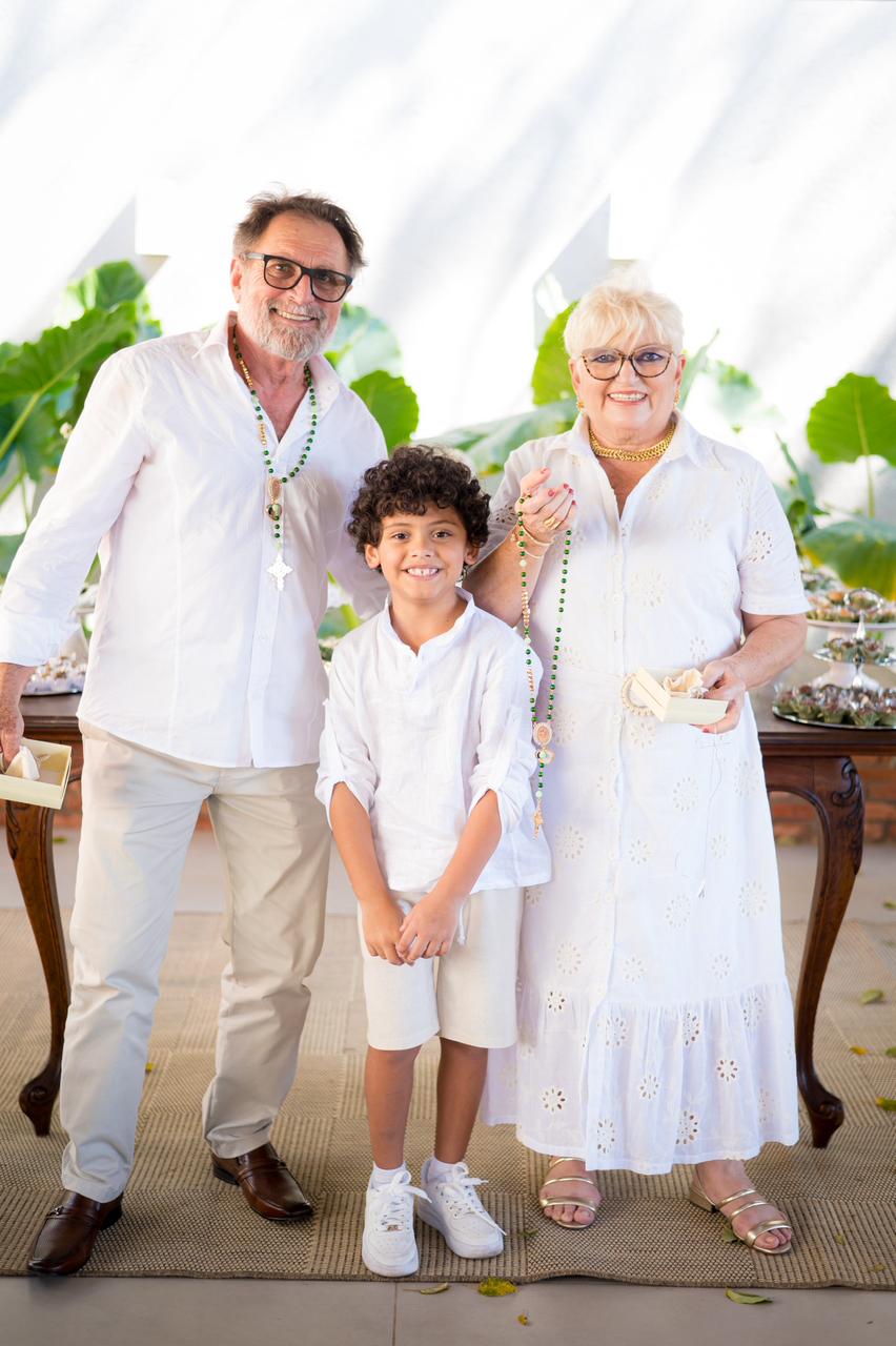 Detalhe de terço personalizado